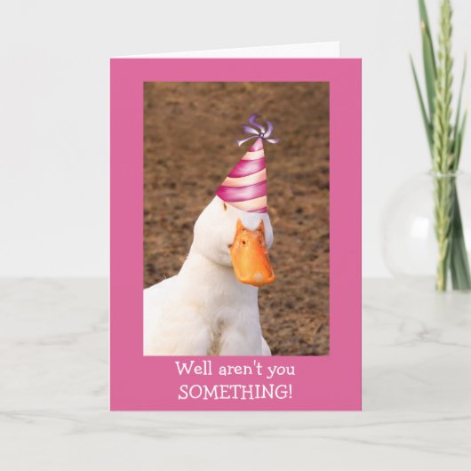 Carte Casquette de la fête des oies mignonnes (Devant)