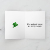 Carte Casquette de lutin de Jour de la Saint Patrick (Intérieur)