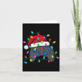 Carte Casquette de manette de jeu vidéo de Noël Santa Ga (Devant)