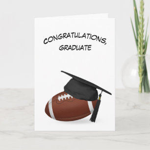 Carte Casquette de remise des diplômes sur un ballon de