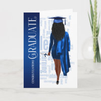 Casquette et diplômé de l'Université de Bleu Cheve