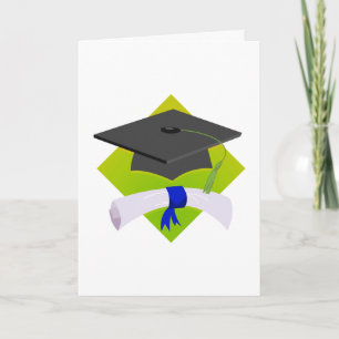 Carte Casquette et diplôme d'obtention du diplôme