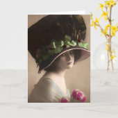 Carte Casquette malheureux (Fleur jaune)
