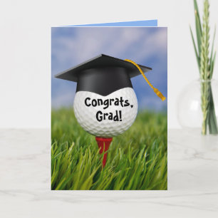 Carte Casquette noire de graduation sur le ballon de gol