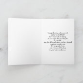 Carte Casquette rouge de graduation sur un baseball (Intérieur)