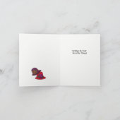 Carte Casquette rouge et violet (Intérieur)