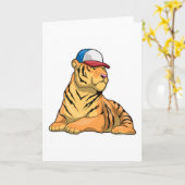 Carte Casquette Tigre (Fleur jaune)