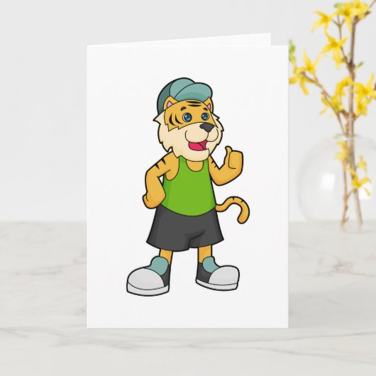 Carte Casquette Tigre (Fleur jaune)