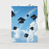 Casquettes de diplômes aéroportés et Arc en ciel