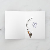 Carte Casquettes de pêche pour Fête des pères (Intérieur)