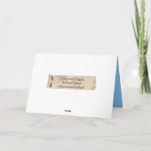 Carte Casquettes et argent dans le ciel (Dos)