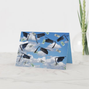 Carte Casquettes et argent dans le ciel