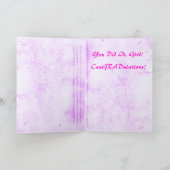 Carte Casquettes, Fille ! (Carte de diplôme) (Intérieur)