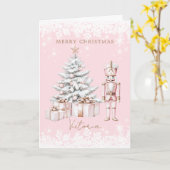 Carte Casse-neiges des arbres de Noël (Fleur jaune)