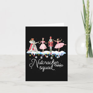 Carte Casse-Noisette de Noël Squad Danse Ballet Femmes E