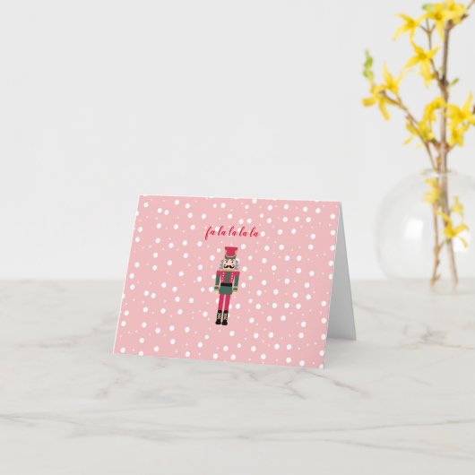 Carte Casse-Noisette Fa La La La La Christmas Coffee Mug (Fleur jaune)