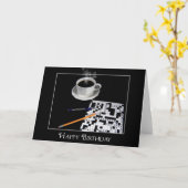 Carte casse-tête de mots croisés pour papa (Fleur jaune)