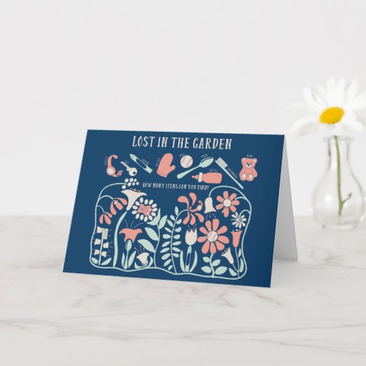 Carte Casse-tête d'image cachée, Recherche personnalisée (Petite plante)