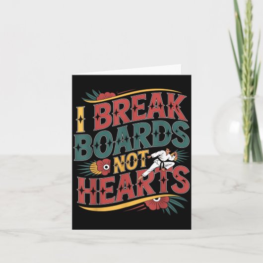 Carte Casser des planches, pas des coeurs, entraînement (Devant)