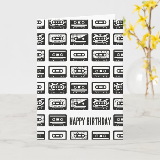 Carte Cassette (Fleur jaune)