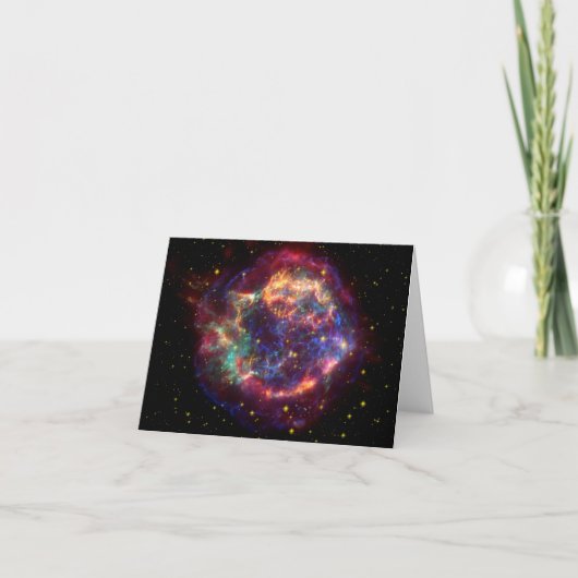 Carte Cassiopée A supernova (Devant)