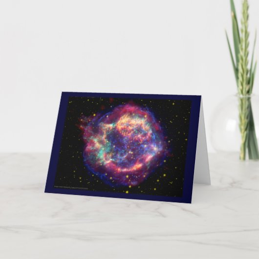 Carte Cassiopée A Supernova ... La mort devient elle (Devant)