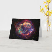 Carte Cassiopeia Galaxy Supernova reste (Fleur jaune)