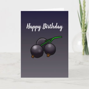 Carte Cassis Anniversaire