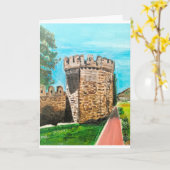 Carte Castell de Benisanó Peinture d'Alfred Fox (Fleur jaune)