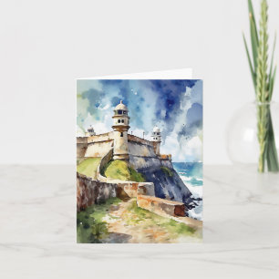 Carte Castillo San Felipe San Juan Porto Rico