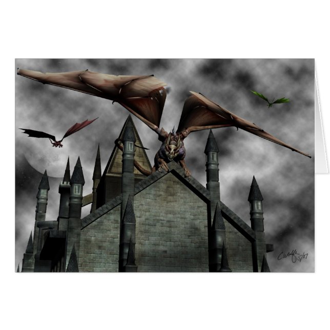 Carte "Castle Guardians" (Devant horizontal)