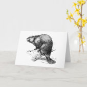 Carte Castor #1 (Fleur jaune)