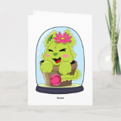 Carte Cat Cactus (Dos)