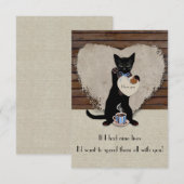 Carte Cat Coffee Valentine (Devant / Derrière)