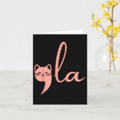 Carte Cat Comma La Kamala Harris Pour Président 2024 Ele (Fleur jaune)