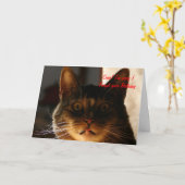 Carte CAT d'anniversaire tardif (Fleur jaune)