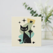 Carte Cat de Seattle moderne du milieu du siècle (Debout devant)