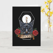 Carte Cat du mal pur (Fleur jaune)