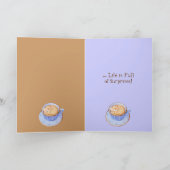 Carte Cat in Coffee Card (Intérieur)