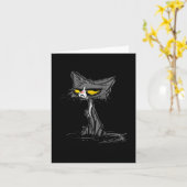 Carte Cat Kitten Did I Roll My Eyes Out Loud Funny Sarca (Fleur jaune)