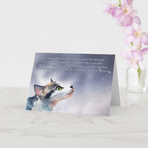 Carte Cat Kitten Kitty Sympathy Memorial Loss