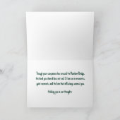 Carte Cat Loss Sympathy Card Personalized Photo Pet Name (Intérieur)