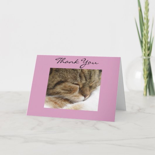 Carte Cat Merci (Devant)