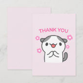 Carte Cat Merci (Devant / Derrière)