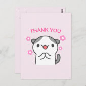 Carte Cat Merci (Devant / Derrière)