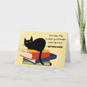 Carte Cat Peut Être Mauvais Obtenir Bien (Devant)