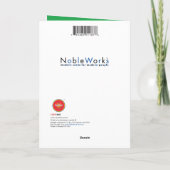 Carte Cat présent Joyeux Noël (Dos)