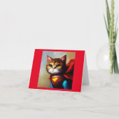 Carte Cat Superhero (Devant)
