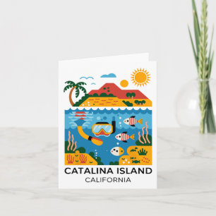 Carte Catalina Island California Randonnée