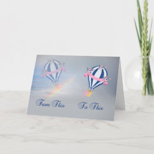 Carte Cataract Surgery Get Well Card avec ballons